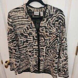 Chico's button up jacket.  Size 1 (US  size M)